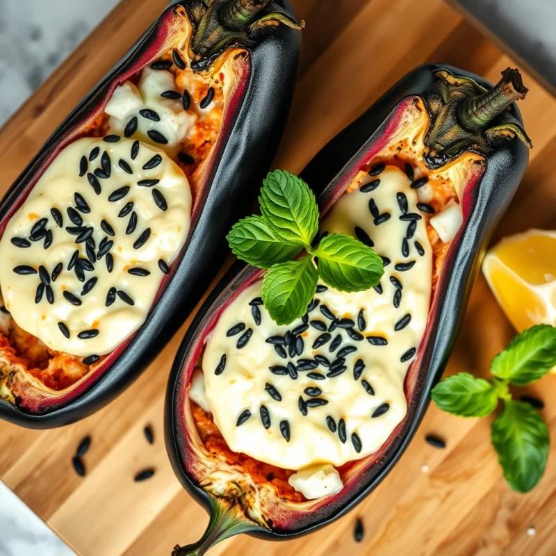 Rollitos Veraniegos de Berenjena y Huevo
