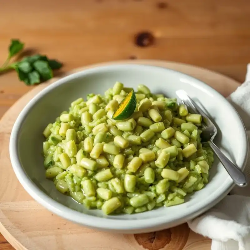 Risotto Primaveral con Espárragos y Limón