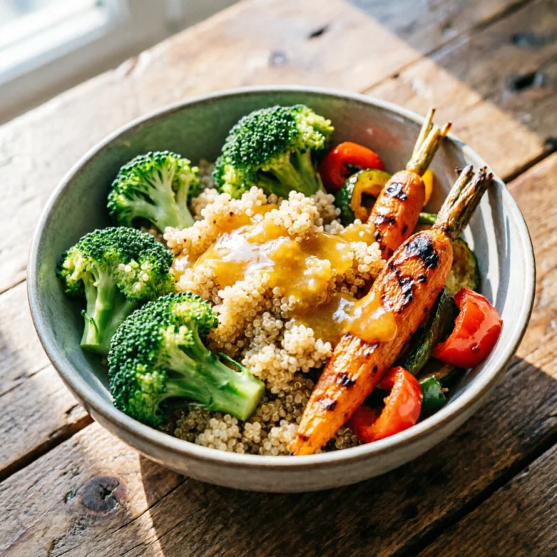 Festín Veggie de Quinoa y Vegetales Crujientes