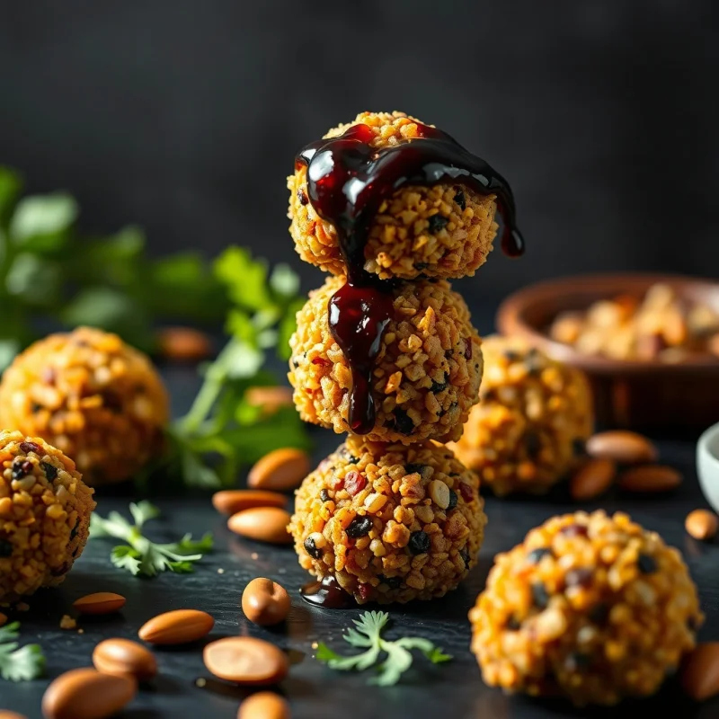 Bombones Mediterráneos de Quinoa y Legumbre