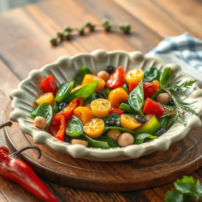 Salteado Energético de Verdes y Lentejas