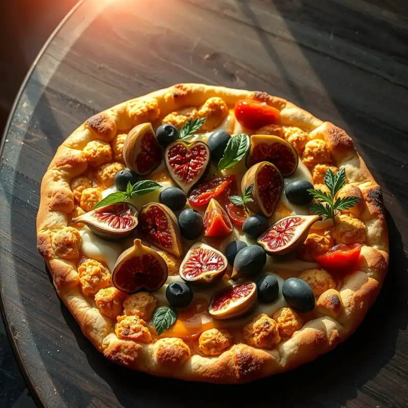 Pizza Mediterránea 'Brillo de Verano'