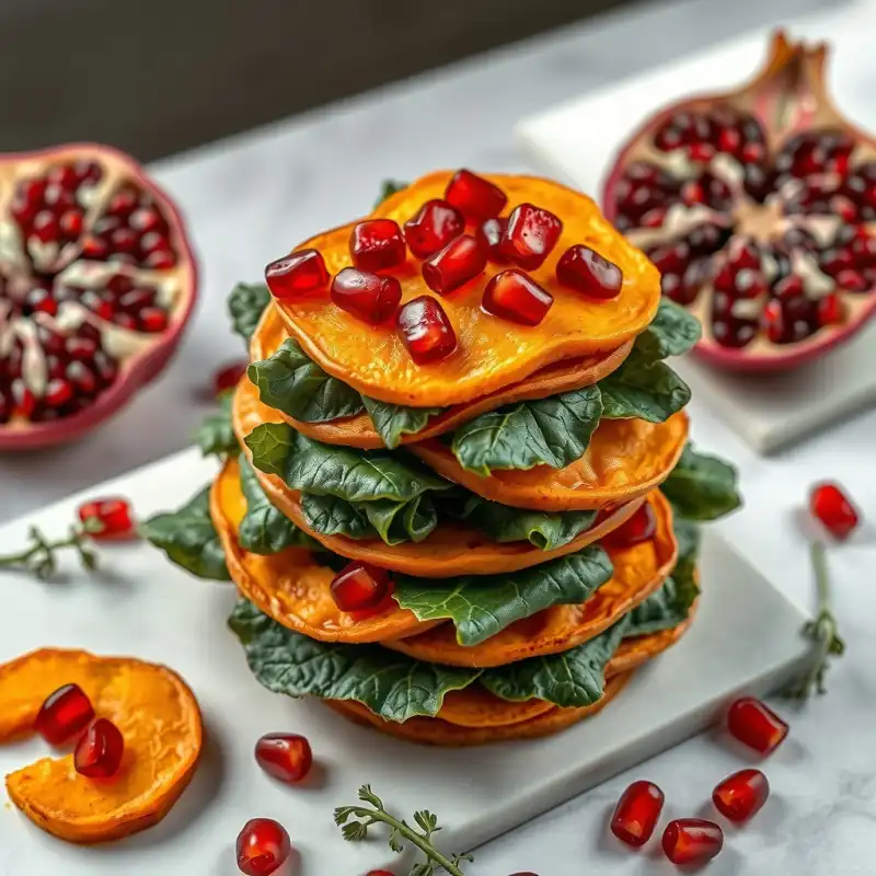 Milhojas de Calabaza y Granada