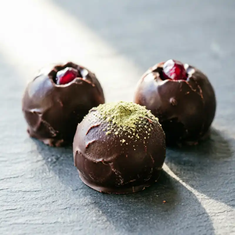 Bombones de Granada y Cardamomo