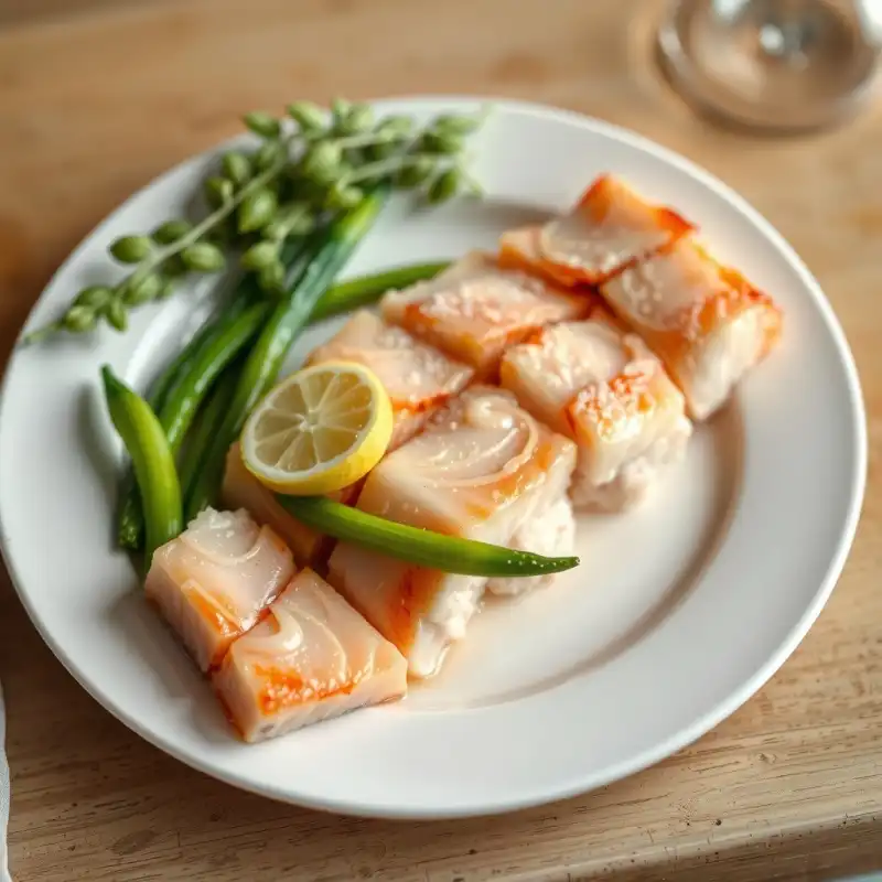 Salmón de Primavera con Espárragos y Limón