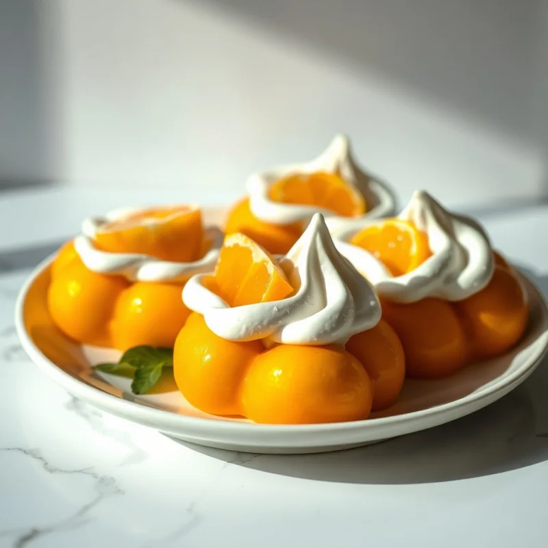 Suspiro de Mandarina Glaseada