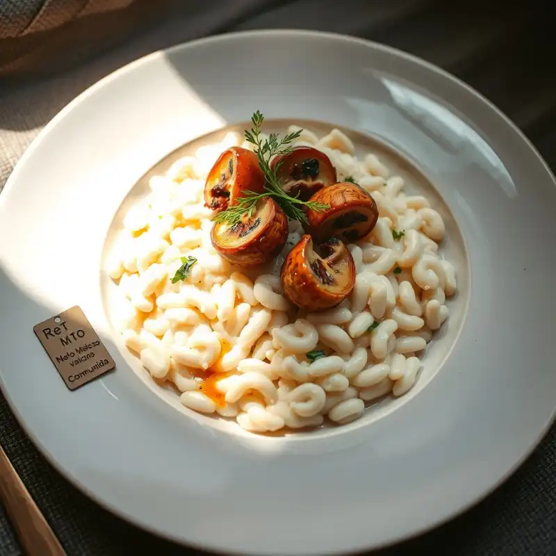 Risotto de Hongos Salvajes 'Reto Meloso Comunidad'