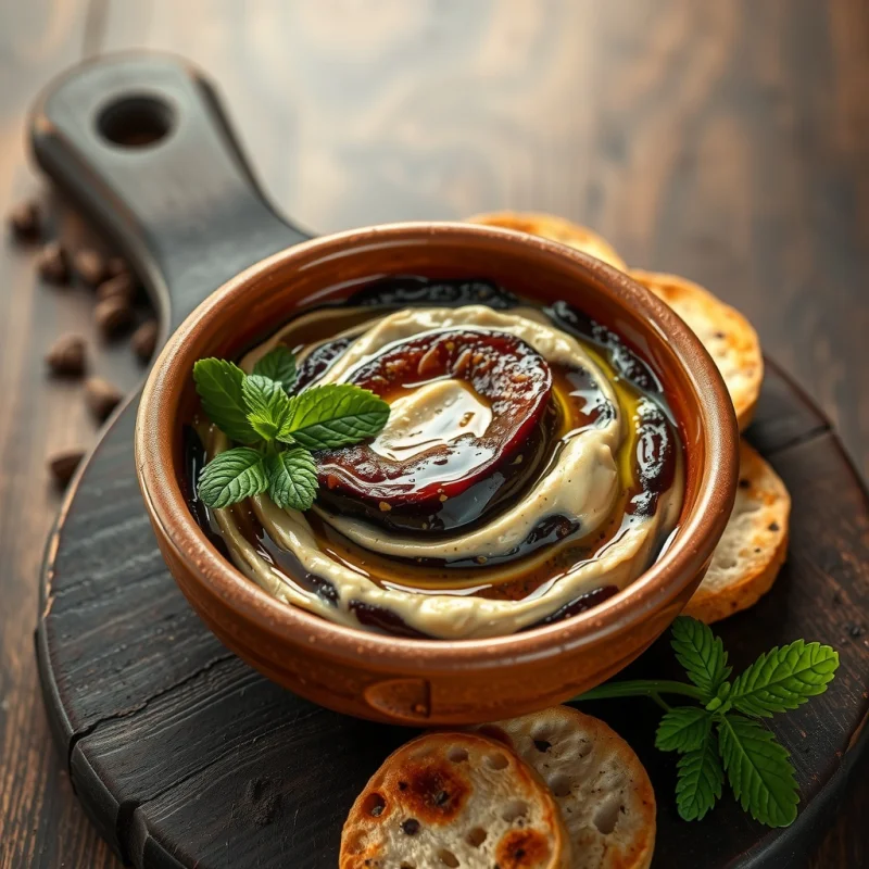 Dip Cremoso de Berenjena Ahumada y Tahini