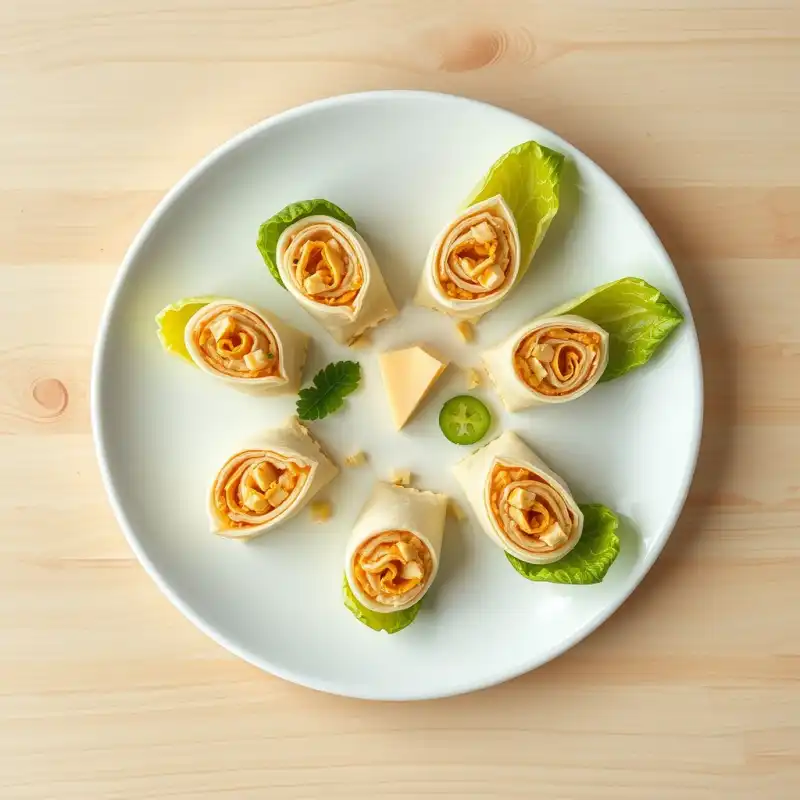 Rollitos Crujientes de Coliflor Cheddar