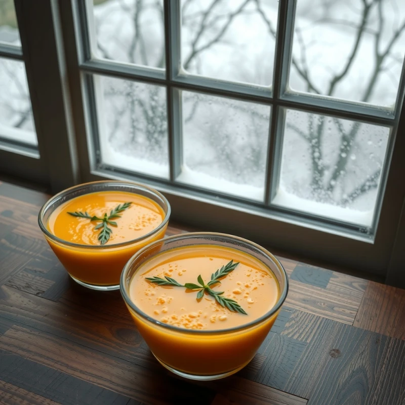 Crema Aconchegante de Cenoura e Gengibre