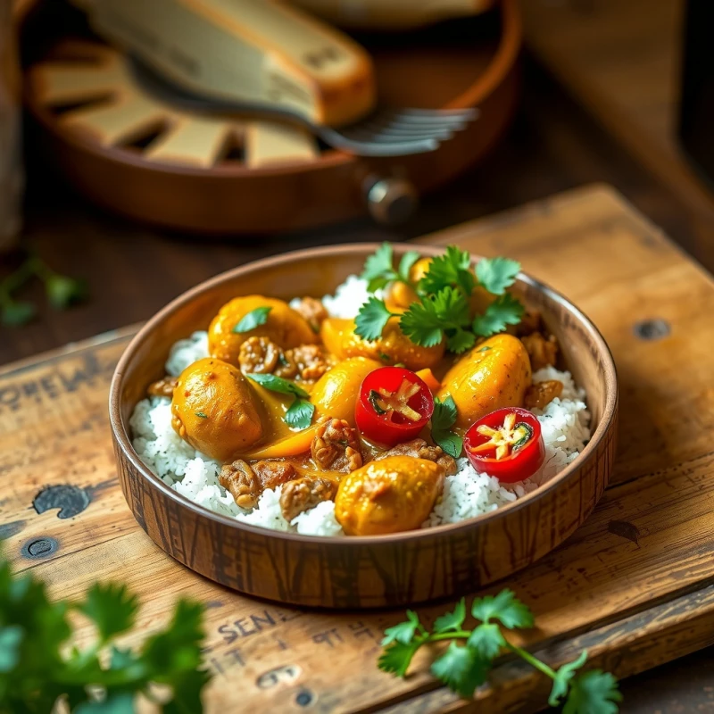 Curry de Lentejas y Verduras Salvadas