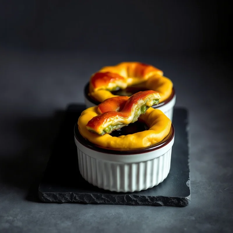Esfera Negra: Palta Gratinado con Café