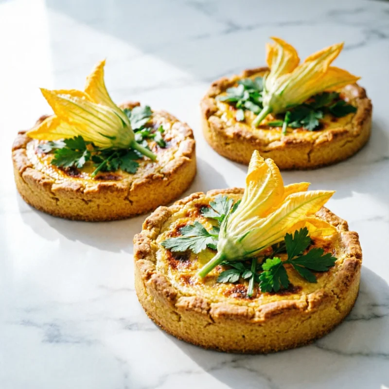 Tartaletas de Maíz con Flor de Zapallo Rellena