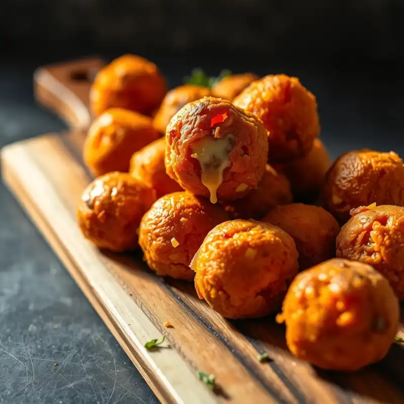 Bolitas Doradas de Boniato y Queso