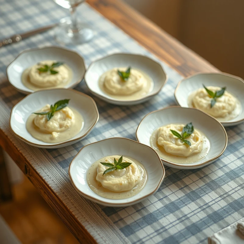 Vieiras Selladas con Puré de Apionabo