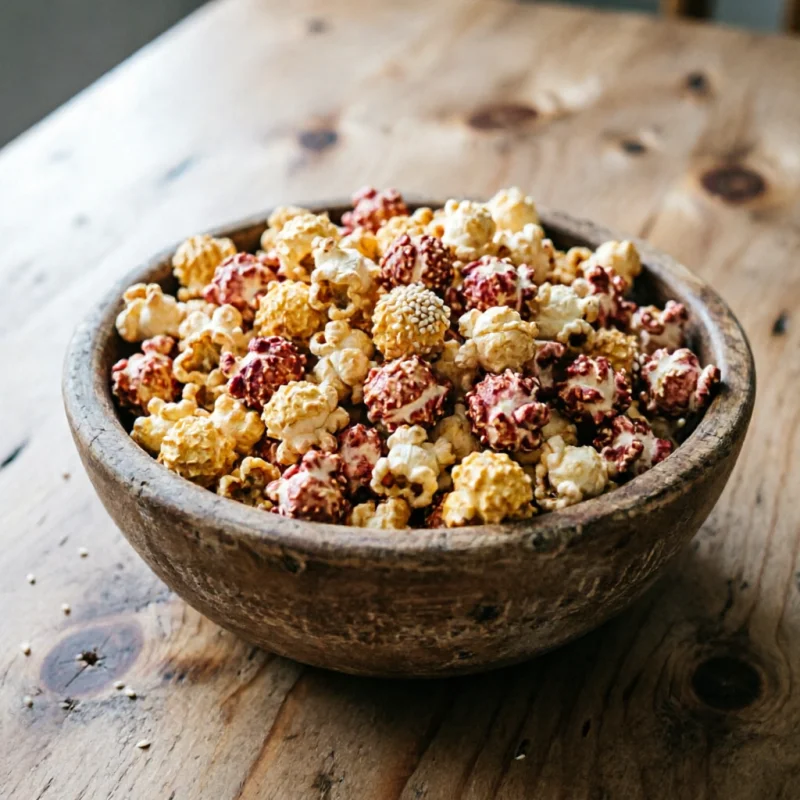 Palomitas de Maíz Especiadas con Curry Rojo