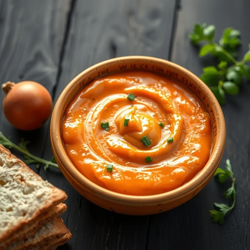Dip De Pimiento Asado Y Melón