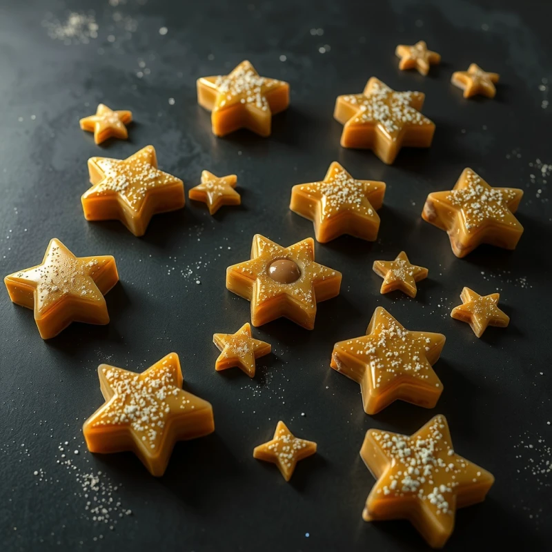 Nubes de Azúcar Galácticas con Polvo de Estrellas