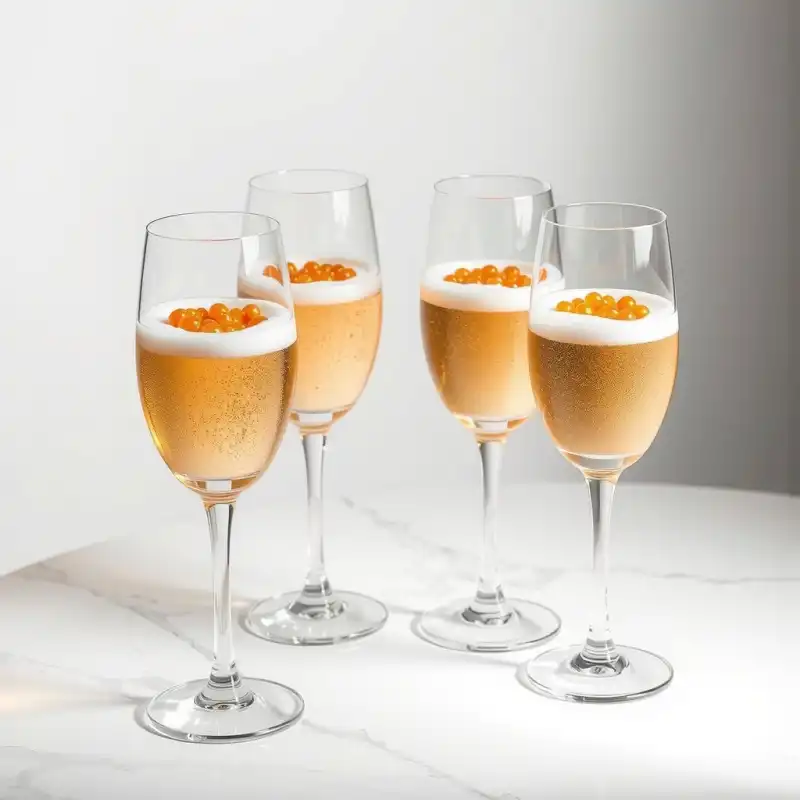 Copa de Caviar Oscurida con Perlas de Saffron