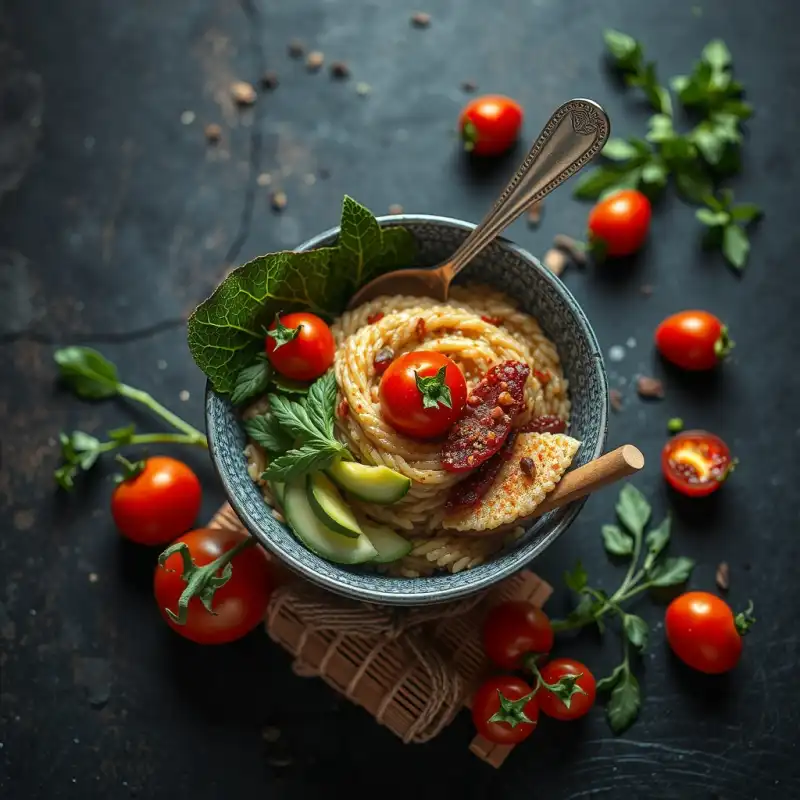 Risotto de Quinua Cremoso con Verduras de Temporada
